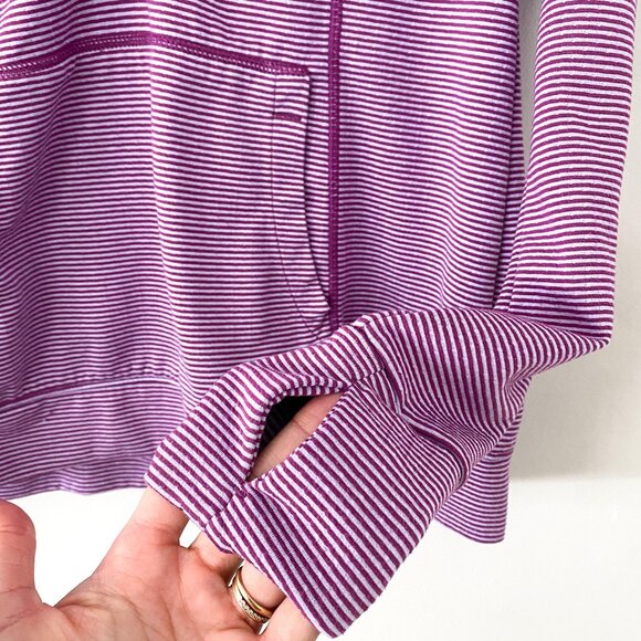 Tangerine Purple 1/2 Zip Athletic Hoodie – Size M - Picture 6 of 8
